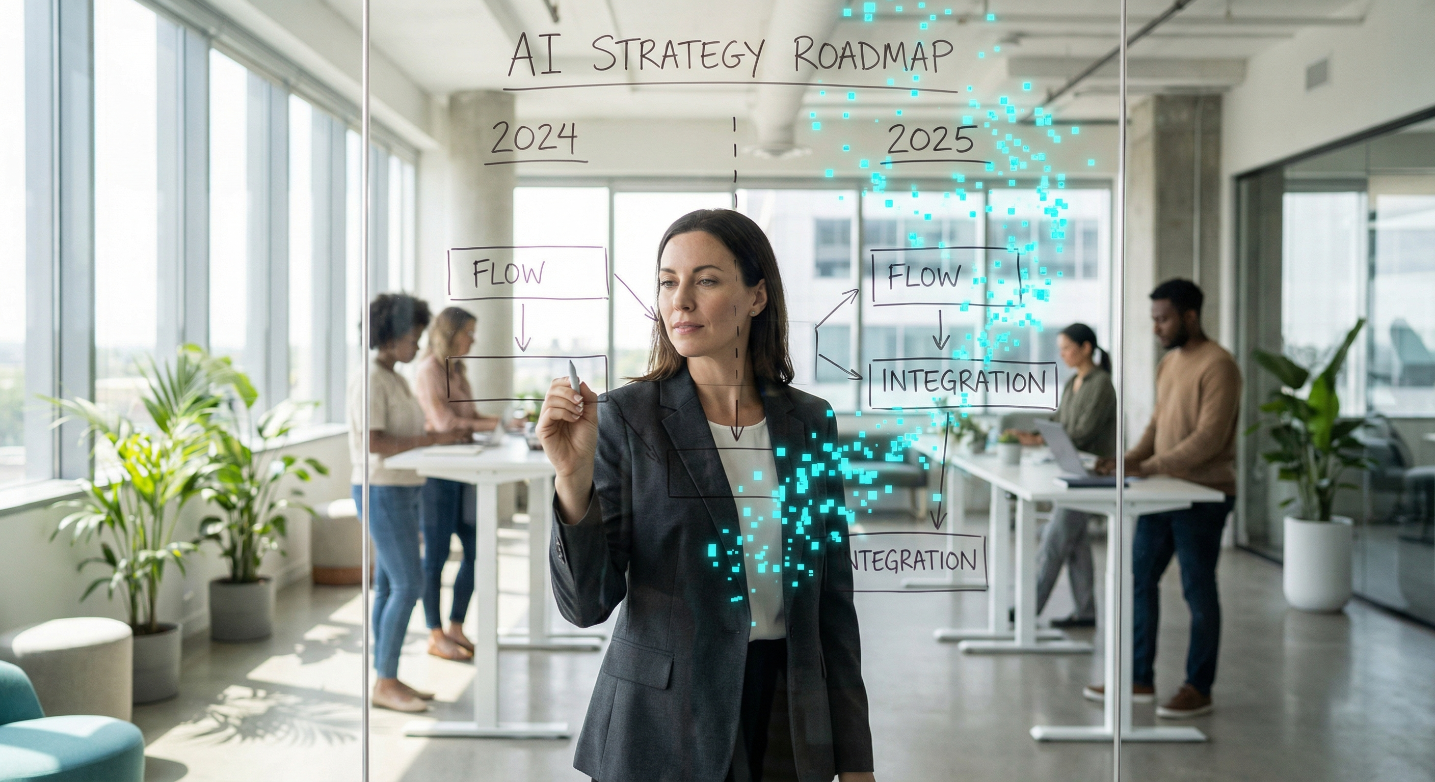 AI strategy planning session